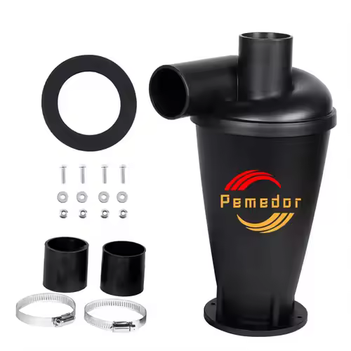 Double Filtration Cyclone Dust Collector 50mm/2'' DIY Turbocharged Woodworking Filter Industrial Separator Collector Canister - Image 7