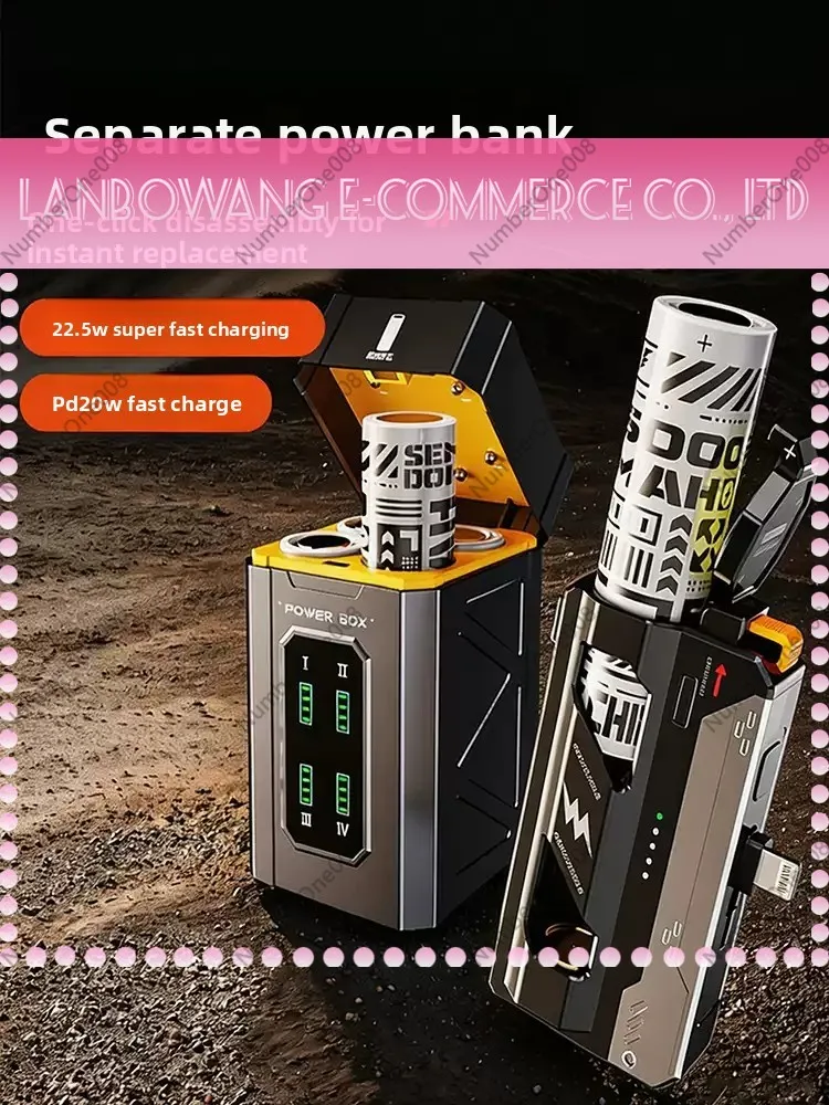 Intelligent 4-Slot Lithium Battery Charger | Independent Battery Level Display for 18650 21600 - Battery not included