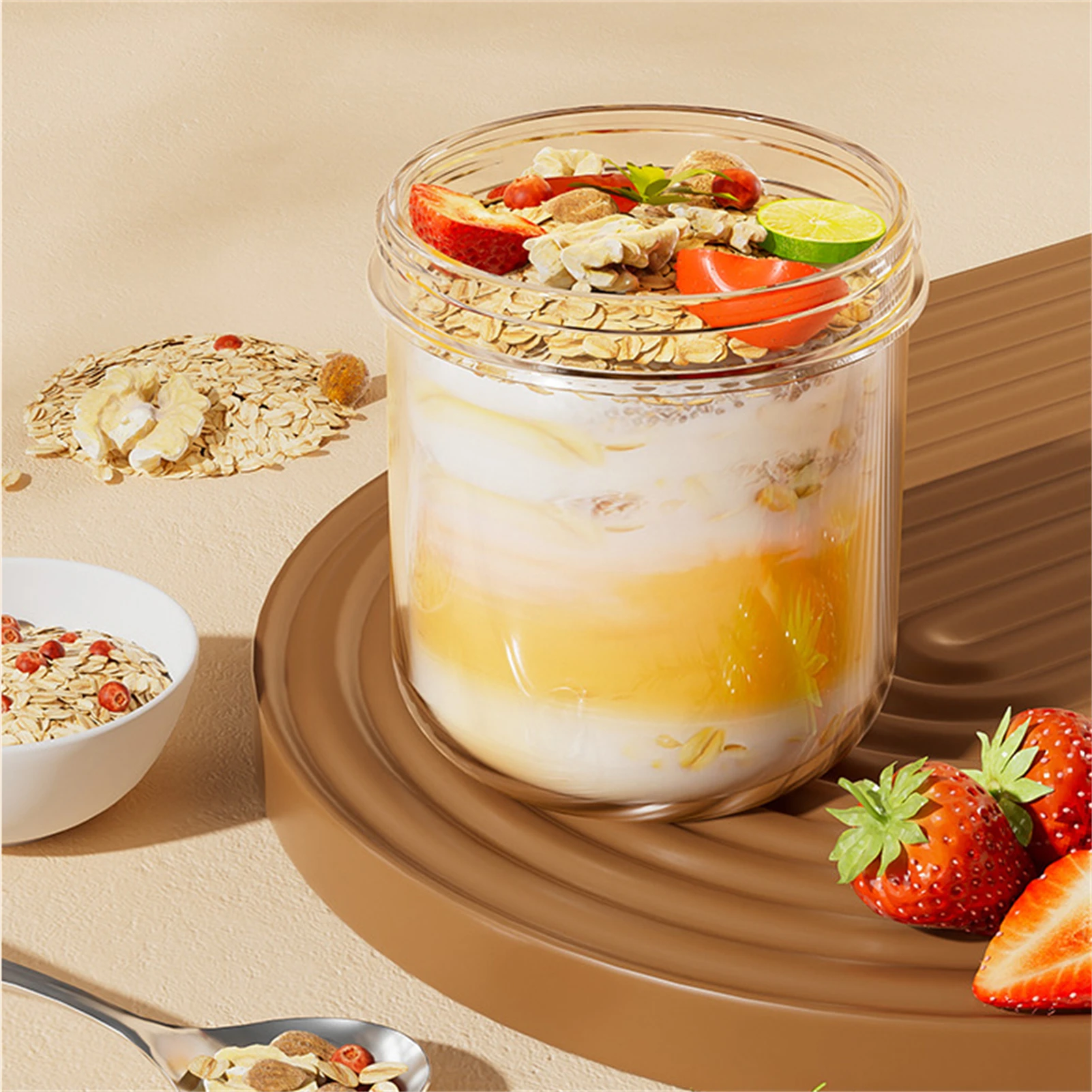 Frühstück Tasse Tragbare Hafer – Meal Prep Overnight Oats Bewertung und Preis