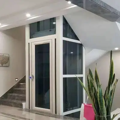 3 Floor Residential Home Lift Villa Elevator with Luxury Decoration Lift Elevator