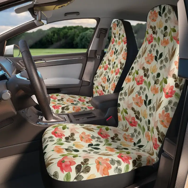 

Floral Cute Car Seat Covers | Custom