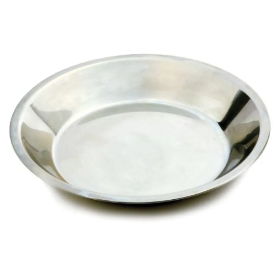 

3811 Stainless Steel Pie Pan, 9" x 1.5", 1 EA, As Shown