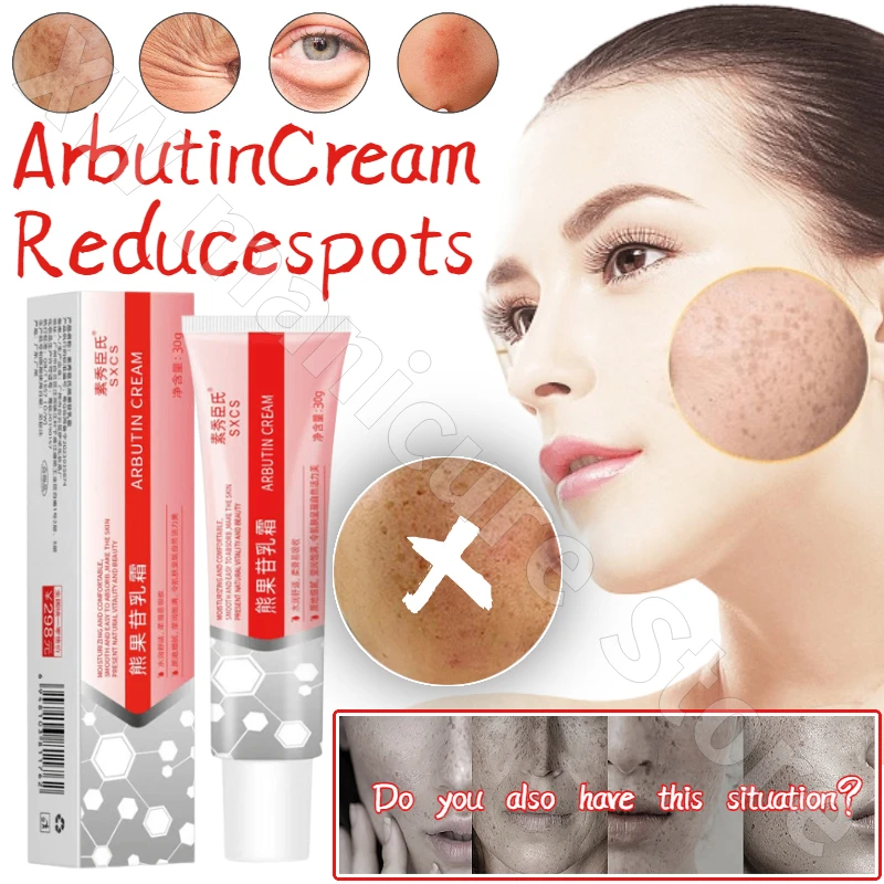 

Arbutin Cream Moisturizing Hydrating Brightening Skin Tone Reducing Spots on Face Repairing Damaged Skin Cream Snail Cream