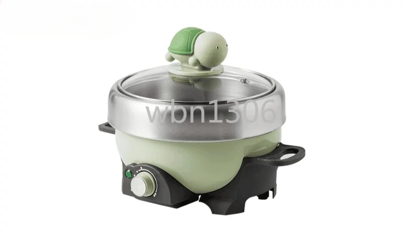 Multifunctional frying one-pot multi-purpose electric wok with split type household two-color turtle pot