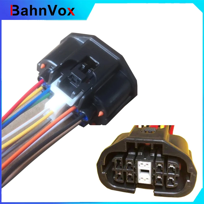Car Radio Audio Parking Rear Camera Video Plug Converter Cable 12 Pin/Way Headlight Lamp Connect For Mazda 6