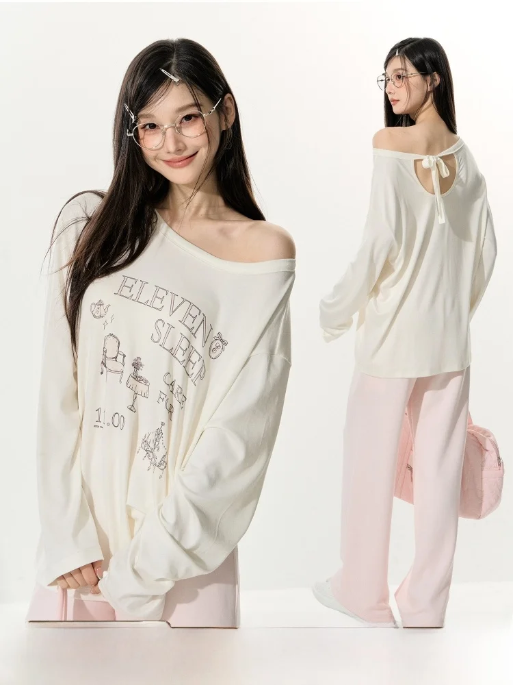 t-shirt-a-manches-longues-pour-femme-eleven-sp-style-coreen-epaules-tombantes-blanc-ballet-decontracte-confortable-melange-coton-et-polyester