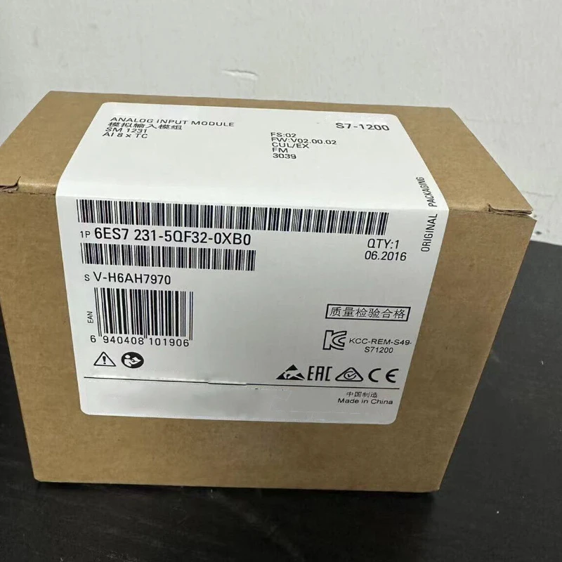 

New input module 6ES7231-5QF32-0XB0 6ES7 231-5QF32-0XB0 6ES72 31-5QF32-0XB0 Quick delivery warranty for one year