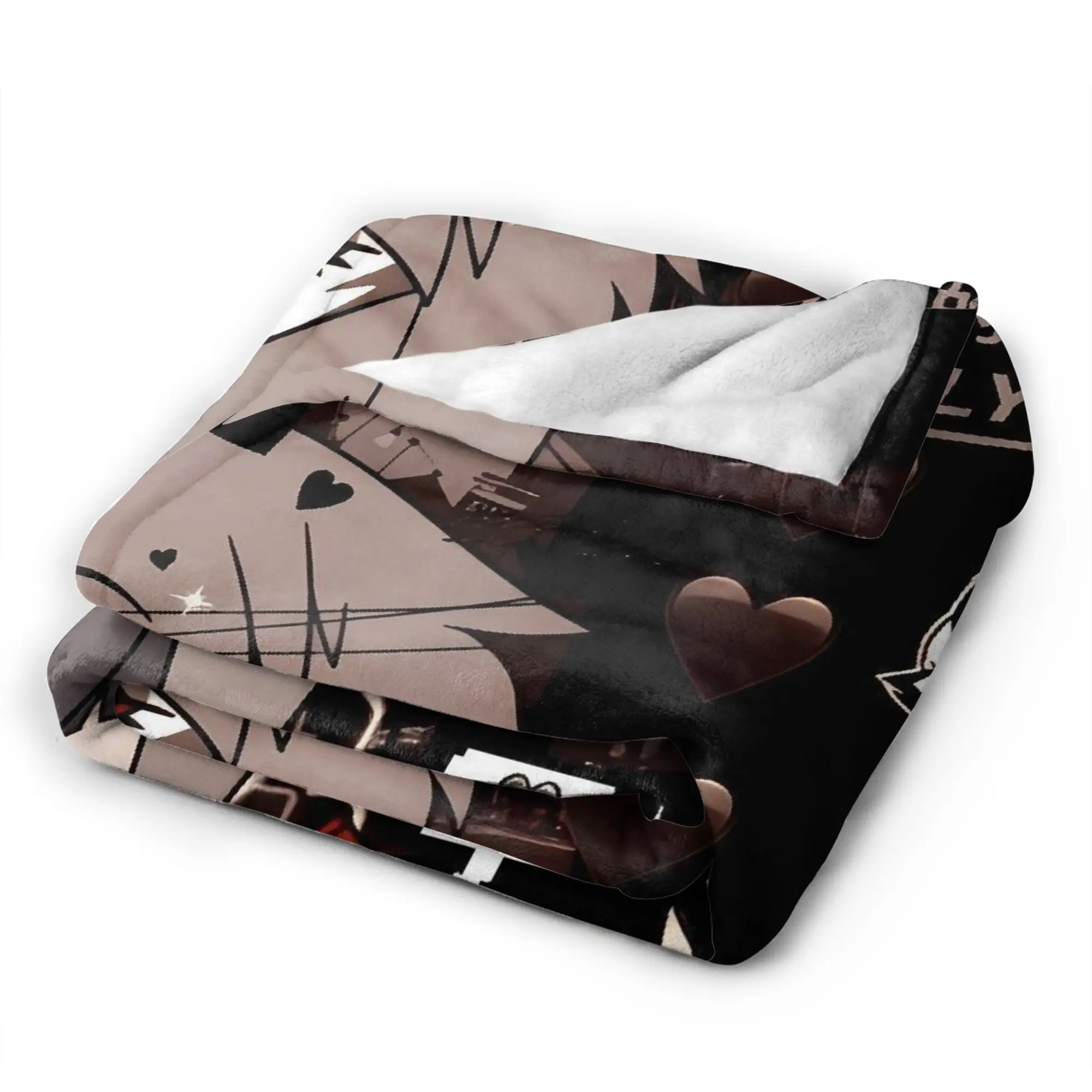 Helluva Boss Loona الفانيلا بطانية الربيع لينة دائم رمي بطانية لغرفة نوم الطفل الجمالية المفرش أريكة غطاء سرير #5