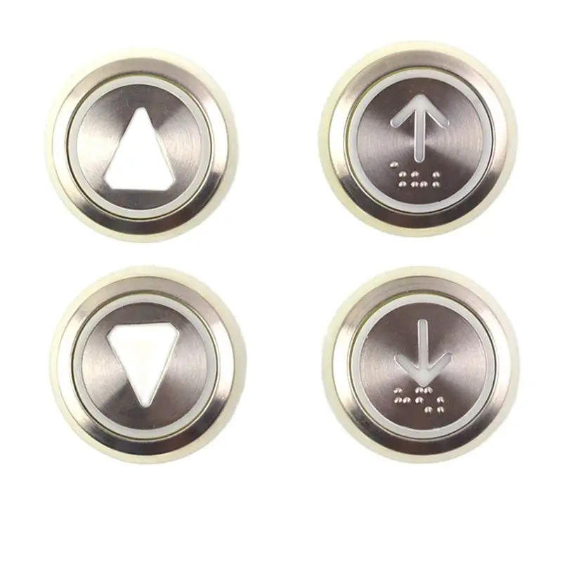 200pcs/lot  Elevator Push Button KDS50 Stainless Steel Lift Spare Parts