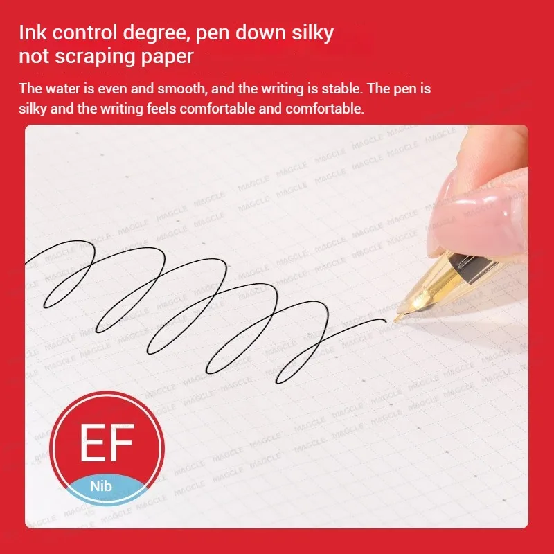قلم حبر محدود من KACO Coca-Cola 2025، طرف متخصص عتيق EF بنك الاستثمار القومي 0.38 مم كتابة tinta pluma fuente، الخط للمعلم #5