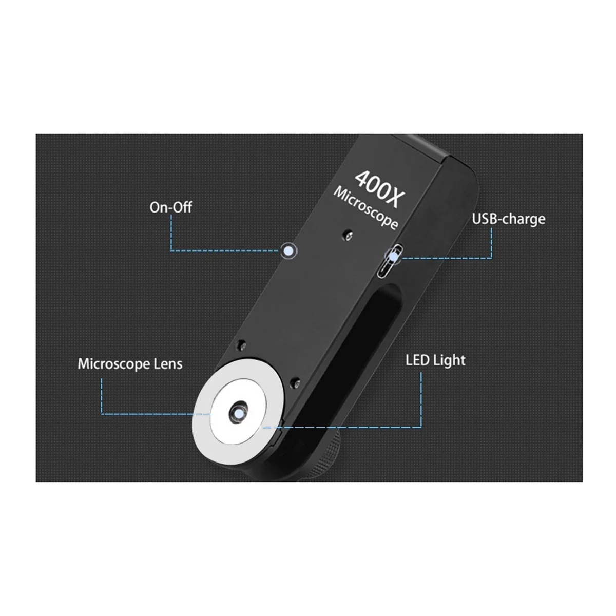 Hot sale Digital Microscope for Electronics Dermatoscope 400X Microscope Handheld Mobile Universal 400X Microscope