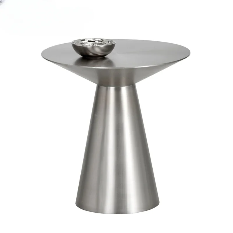 

Stainless steel living room bedroom small coffee table side cabinet