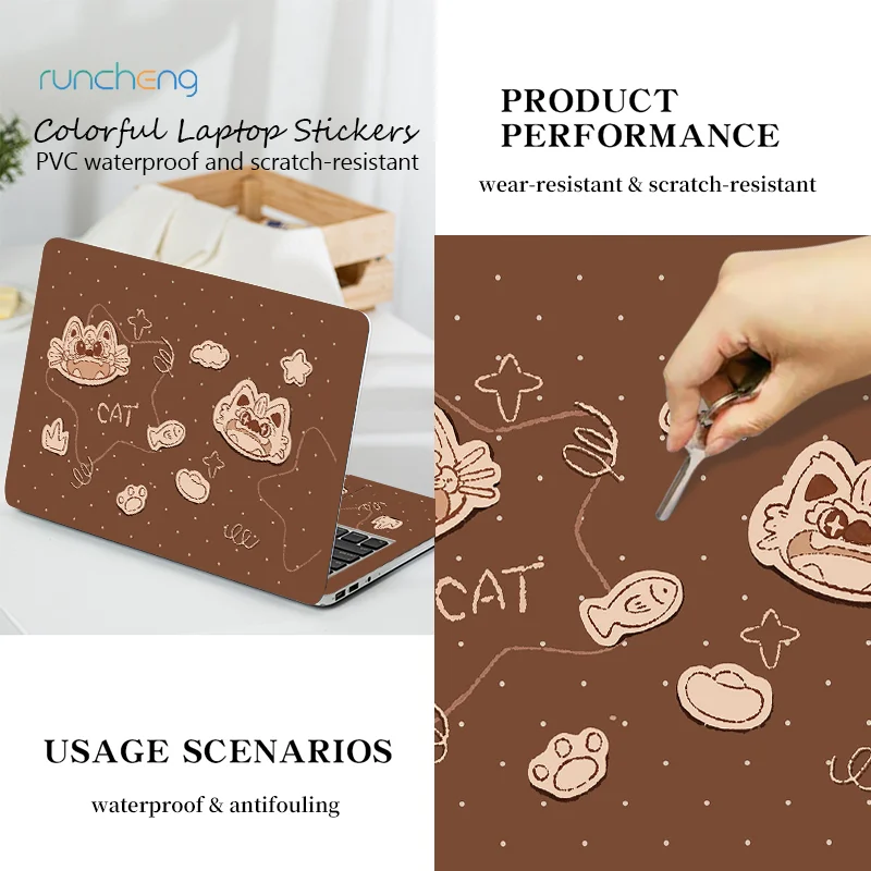 

Decal 13'' 14'' 15 inch Laptop Skin Protector For HP Elitebook/Dell G3 G5 G7/Lenovo Colorful Photo Laptop Sticker Notebook Skin