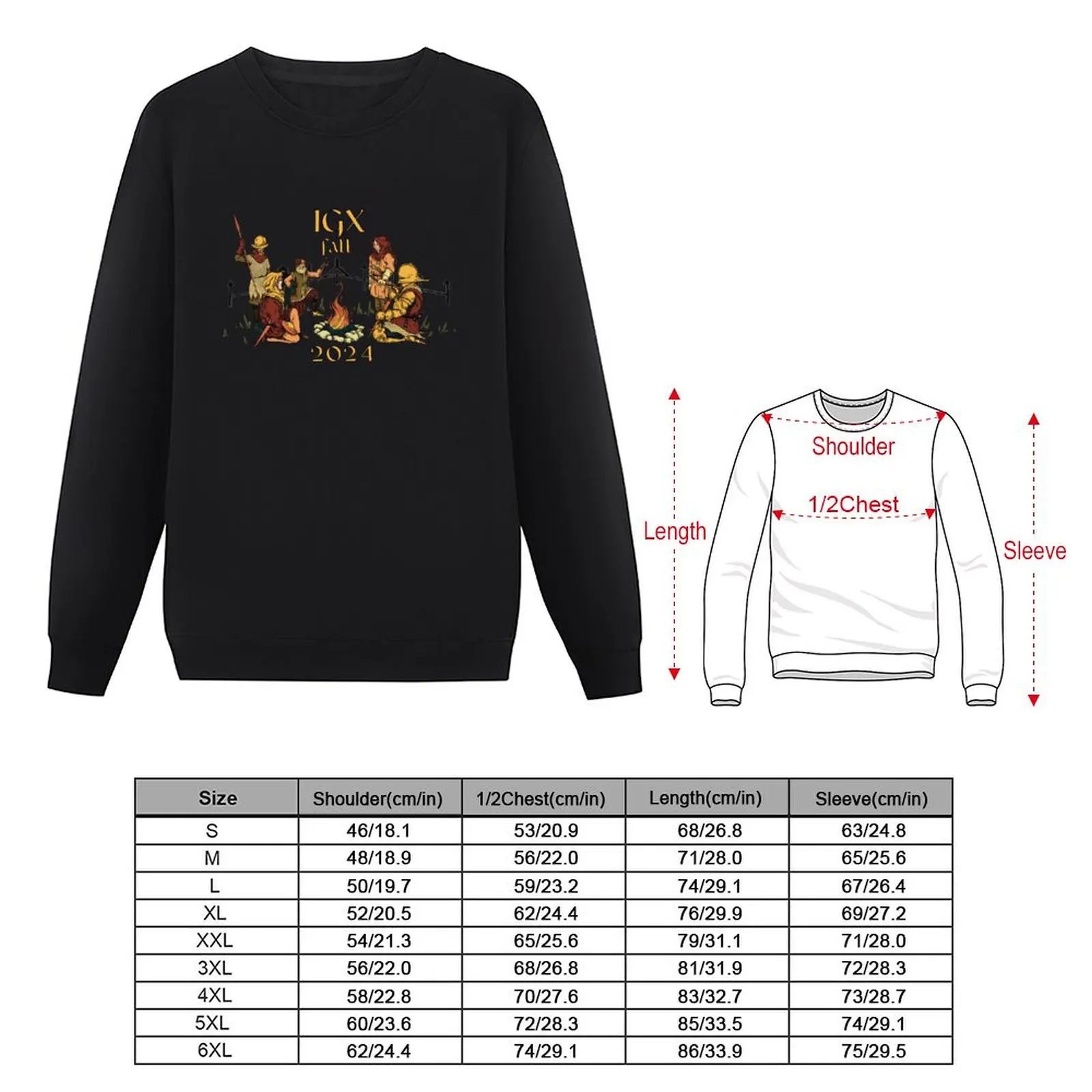 Iron Gate Exhibition Fall 2024 Shirt Sweatshirt autumn new products anime clothes new in hoodies & sweat-shirt