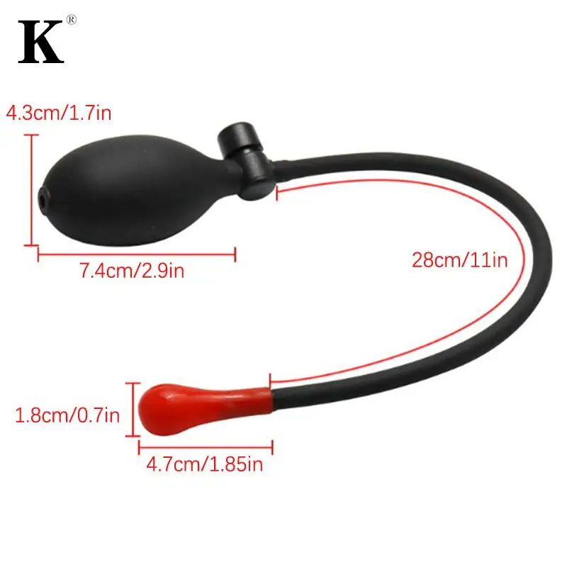 Inflatable Anal​ Plug For Beginner Anal Sex Easy To Insert Expandable Mini Butt Pump Sex Toy For Men Women