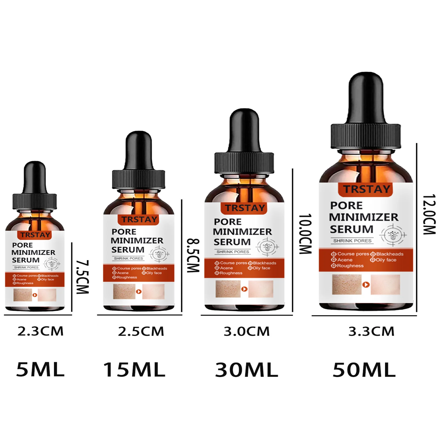 جوهر الوجه مع حمض الساليسيليك ، وتقليص المسام ، لتفتيح البقع ، وتقليص المسام ، ولون البشرة والتحكم في الزيت #6