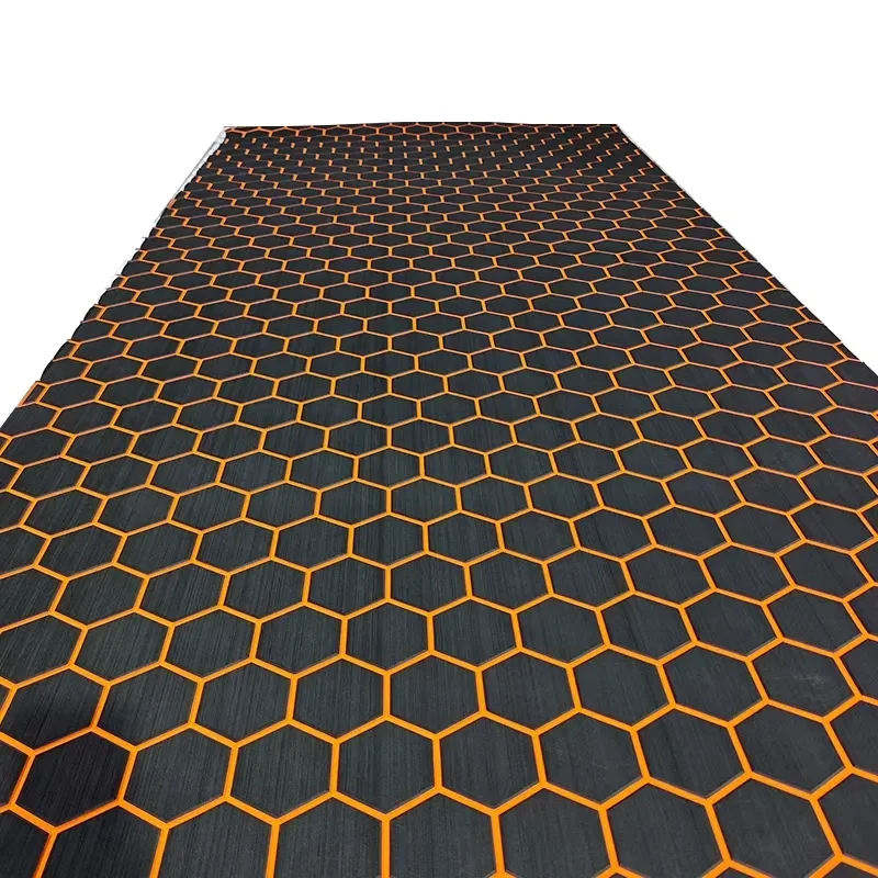 Honeycomb Marine Boat Flooring Mat Self-Adhesive Eva Foam Pads For Yachts Lures Golf Carts Accessories.