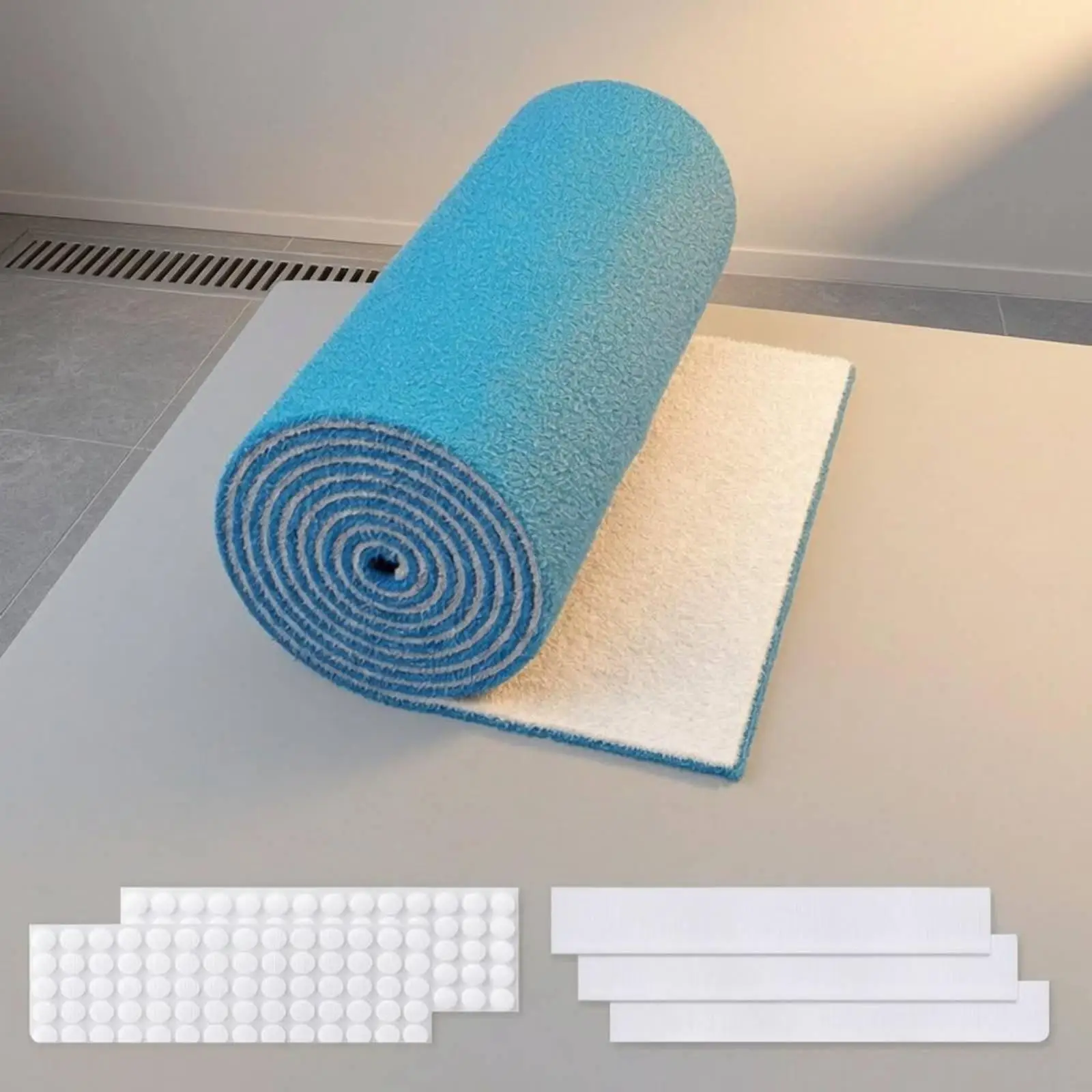 Air Vent Filter Kits Cuttable Tailored-Cut Air Filter Roll Blue and White