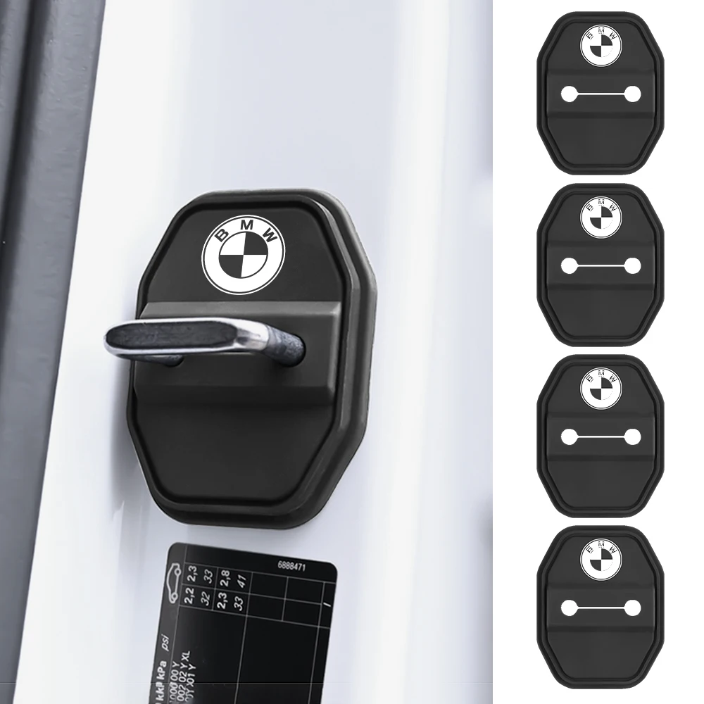 

2/4Pcs Car Door Lock Cover Protective Decoration Case For BMW M Performance E46 E90 E60 F10 F30 E39 E36 F20 E87 G30 E92 E91 X5