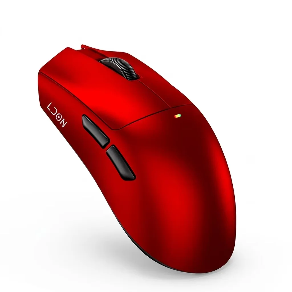 LDON V3 Tri-Mode Wireless Gaming Mouse 12000 DPI 1000Hz Rechargeable Bluetooth 2.4G Wired Ultra-Light 58g Ergonomic for PC Mac L