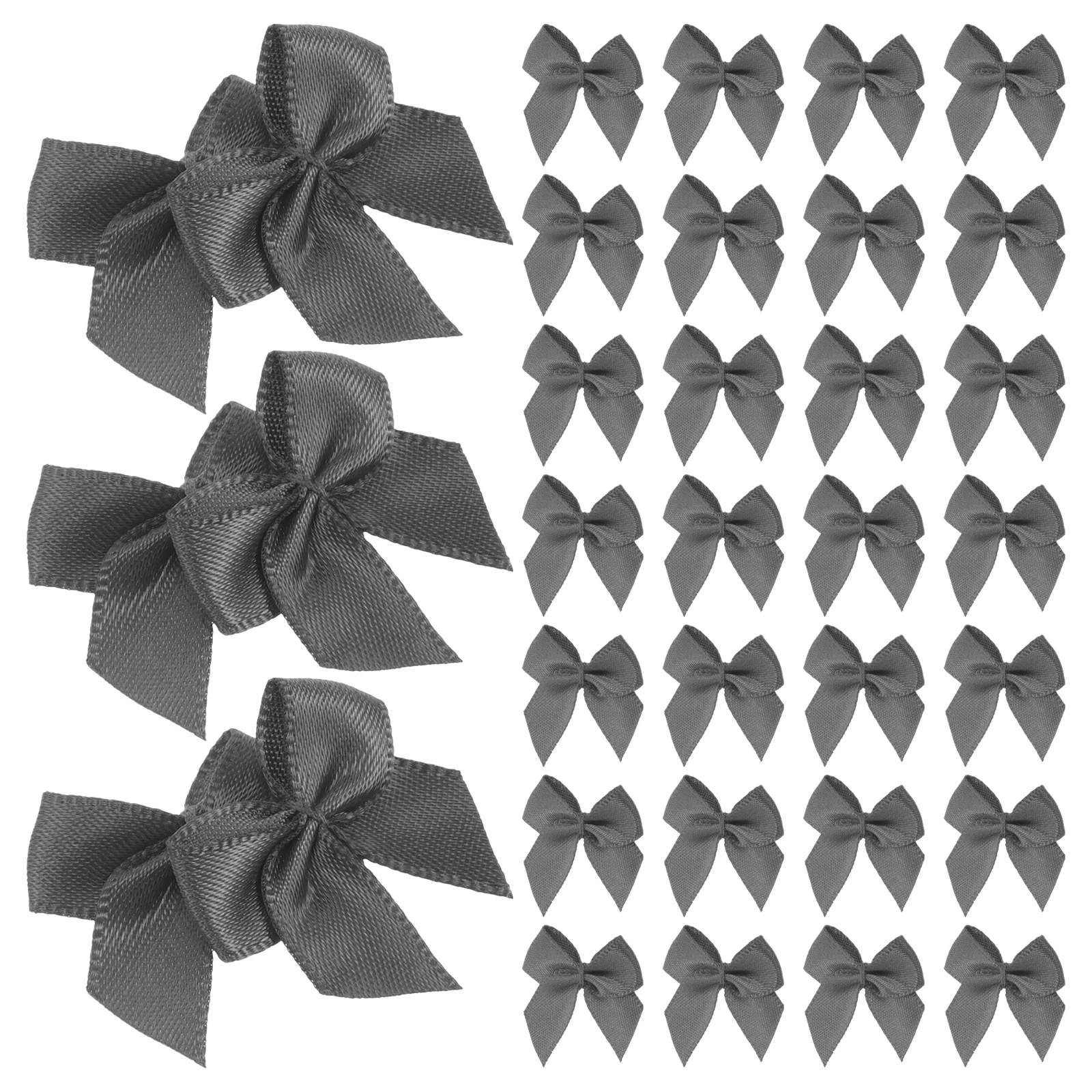 

200pcs Mini Bows For Crafts Diy Decorative Accessories Small Polyester Bows Sewing Craft Decoration Party Scrapbooking
