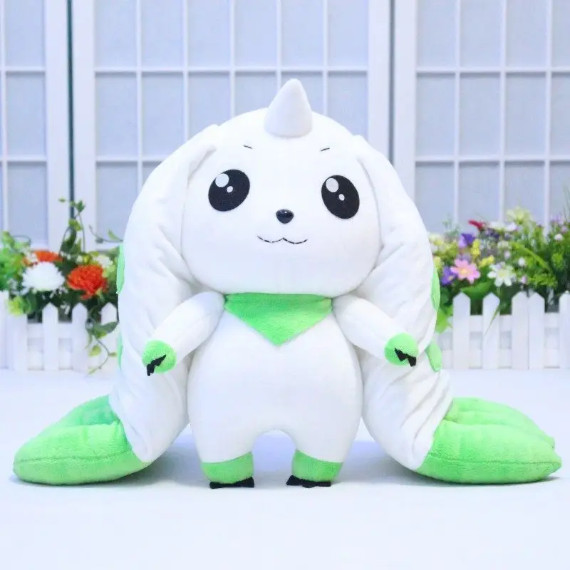 Digimon Adventure Terriermon Soft Plush Toy Stuffed Digimon Cushion Pillow Anime Figure Doll Home Decoration For Anime Lovers