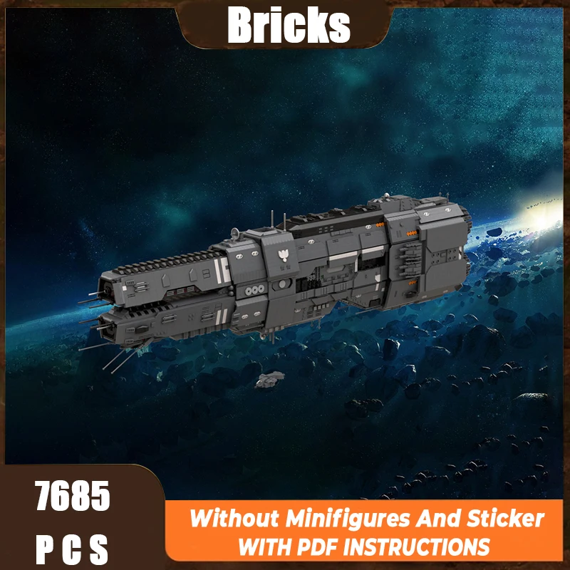 Squisito nuovo prodotto MOC Building Blocks Modello militare Spazio Crociera strategica Tecnologia Giocattolo modulare per bambini Assemblaggio fai-da-te