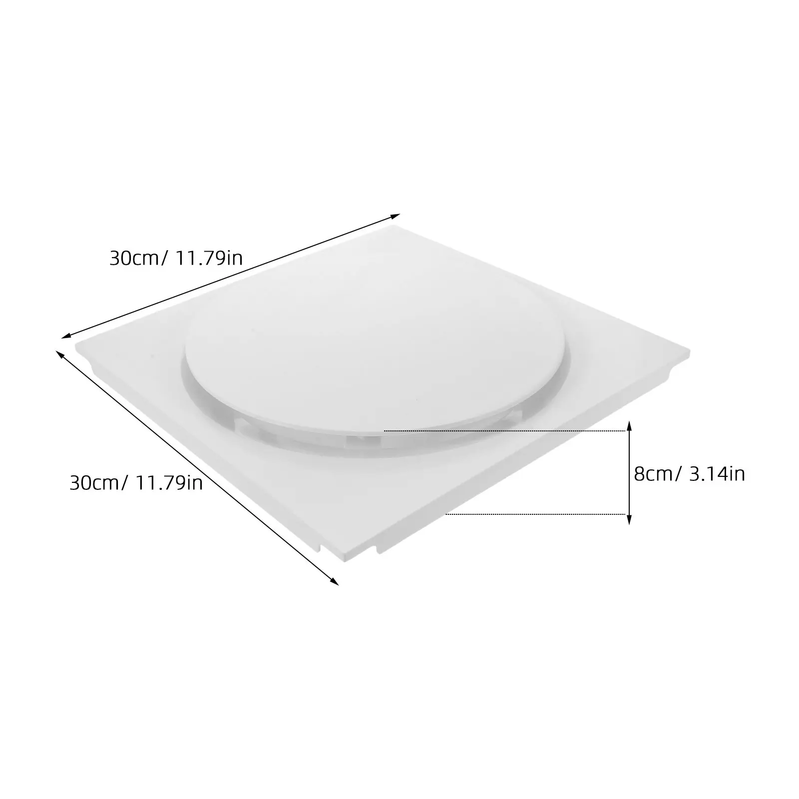 Adjustable Central Air Conditioning Vent Diffuser Ceiling Ac Air Outlet Ventilation Cover Louvered Supply Grille for Bedroom