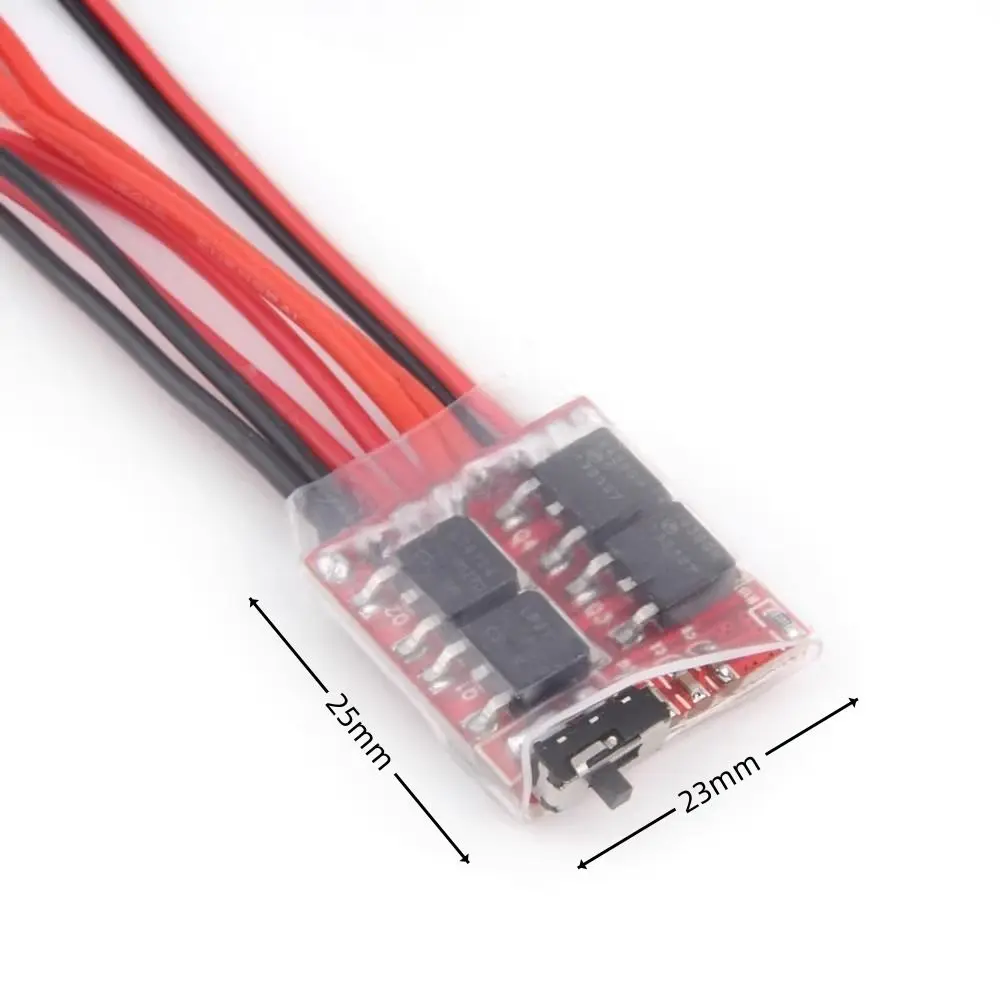 新型30AマイクロESC 1/16 1/18 1/24 双方向ブラシ付きESC 2S 4～8v ブレーキ付き電動スピードコントローラー RCボート戦車用