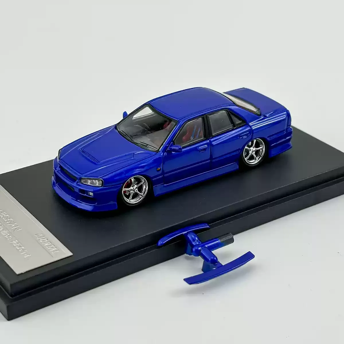 Orthale Schaal 1/64 Nissan Er34 Skyline 25gt "All In Tuning 2024" Gelegeerd Speelgoed Motorvoertuig Diecast Metalen Model Geschenken