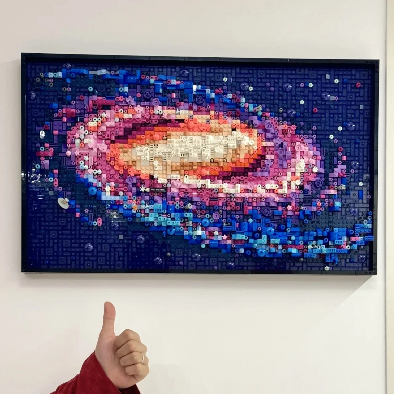 Kreative Kunst Die Milchstraße Galaxy Gebäude Set Raum Wand Dekor DIY Kits Bildung Spielzeug für