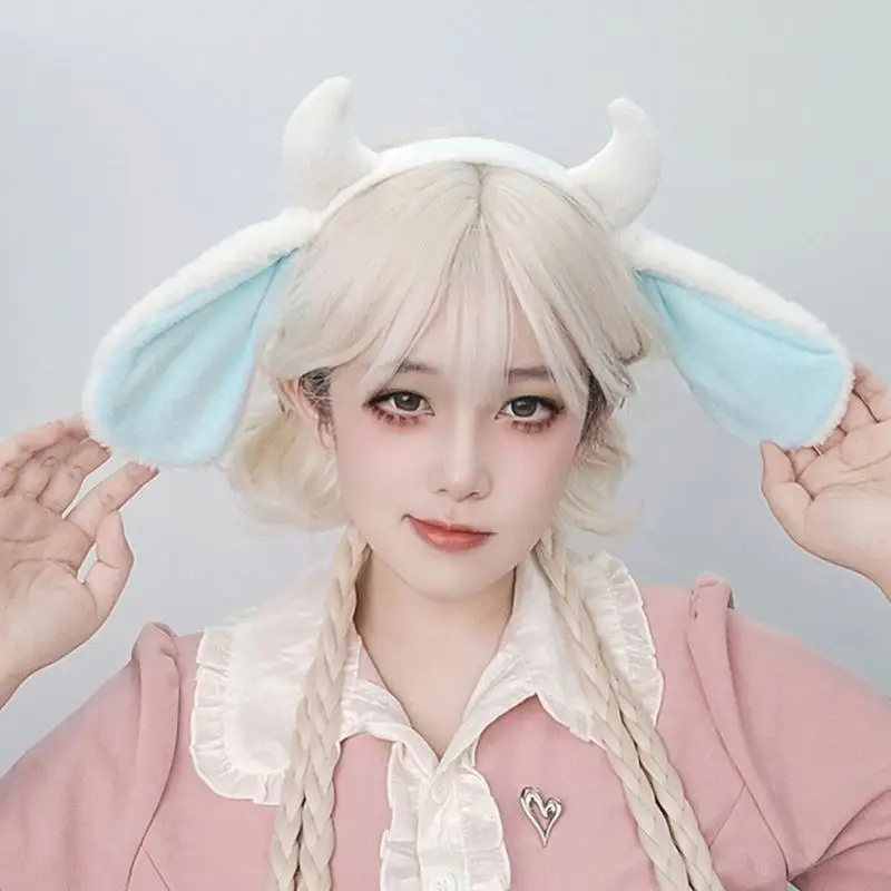 Zachte lamshoorn haarband voor kinderen voor kinderen voor volwassenen evenementenvieringen