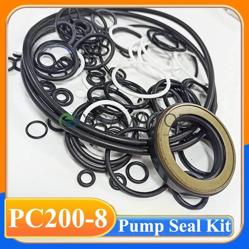 

PC200-8 Main Pump Seal Kit Repair Kit for Excavator Hydraulic Pump Oil Seal O-ring