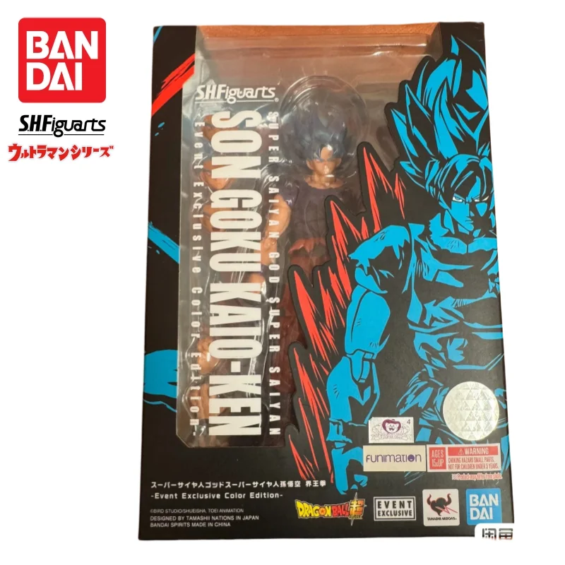 

В наличии Bandai S H Figuarts, оригинальная кукла Dragon Ball Son Goku, новая фигурка в штучной упаковке, модель персонажей аниме, гараж