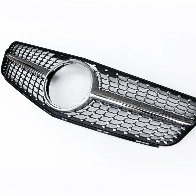 Factory directly Sale Abs Black Car Front bumper diamond grille For Mercedes Benz  C-CLASS  W204