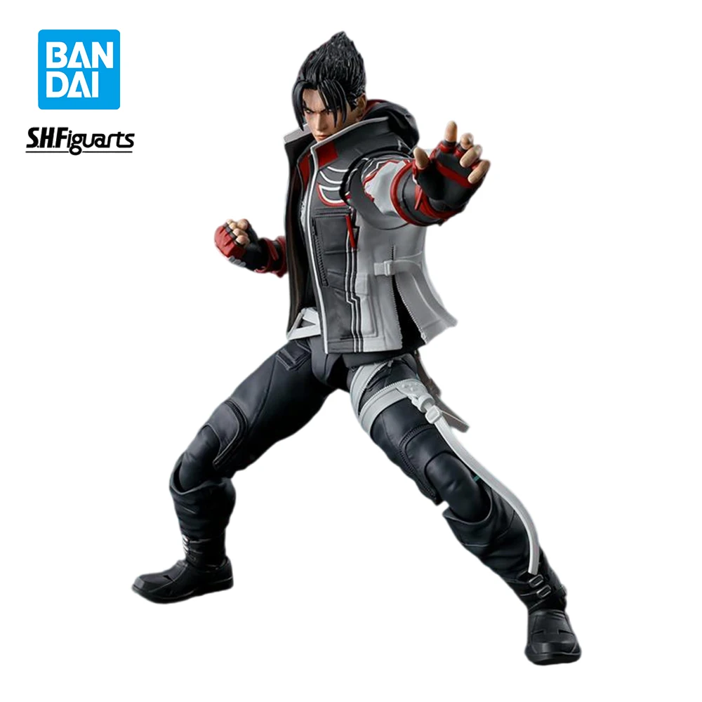 

In Stock Original BANDAI SHF Tekken 8 Jin Kazama PVC Anime Figure Action Figures Model Toys