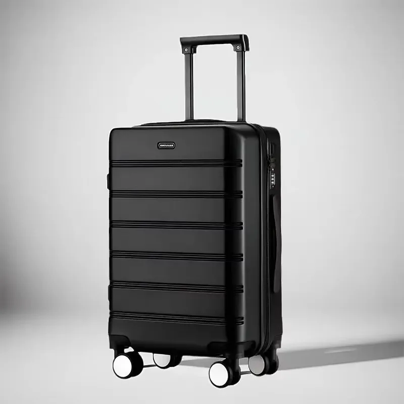 Korean version luggage, female suitcase, male student suitcase, universal wheel, large capacity password box, zipper style