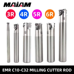 EMR C10 C12 C16 C19 C20 C24 C25 C32 CNC Lathe Anti vibration Tool TRS Milling Cutter Rod R3 R4 R5 R6 End Mill Tools bar 16-50mm