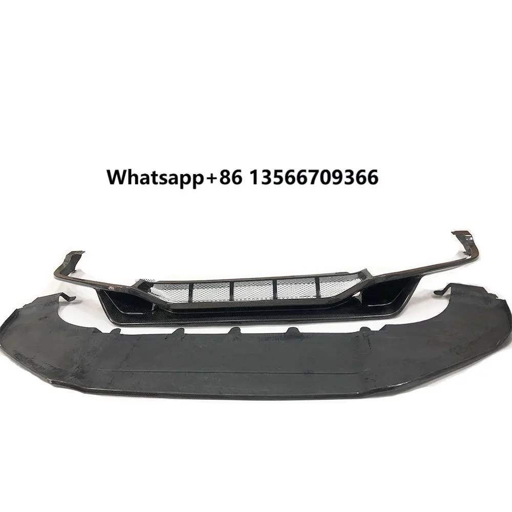 

GTS Style Carbon Fiber Front Bumper Chin Lip Splitter for porsche Cayenne 9Y0.1 Suv and Coupe Turbo