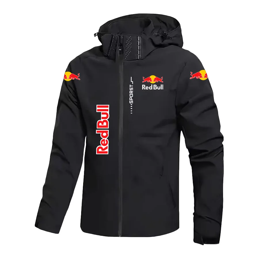 Veste légère à capuche avec Logo Red Bull pour homme, coupe-vent d'extérieur, imperméable, pour alpinisme, moto, équitation, nouvelle collection