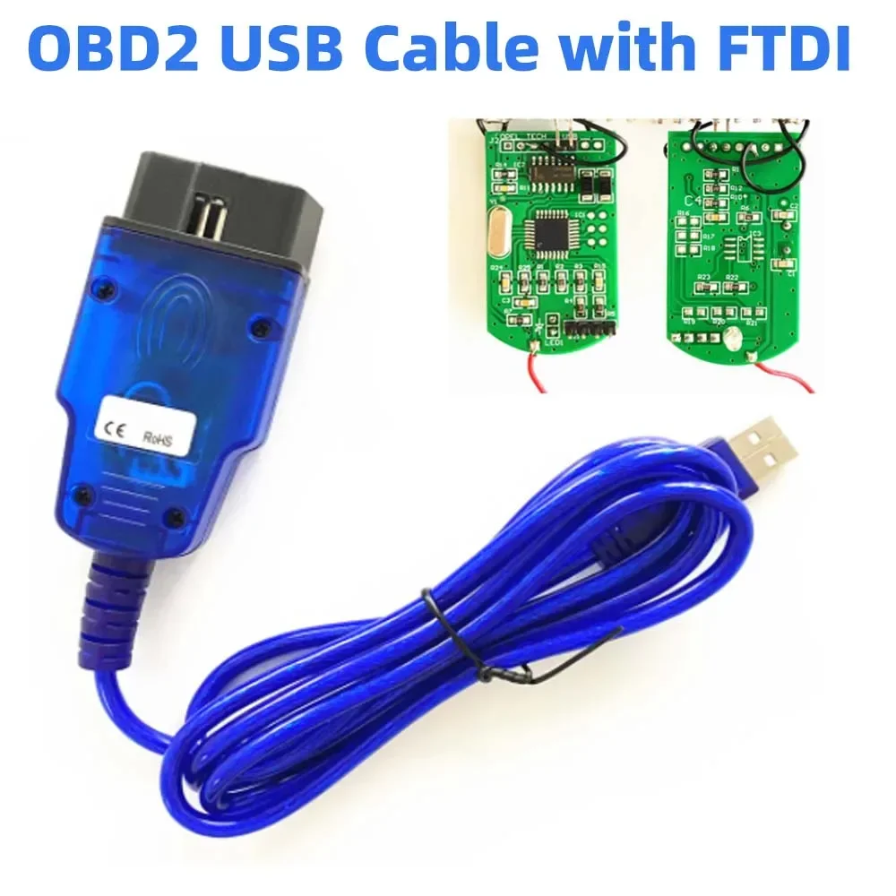 Auto OBD2 Scanner Tool Diagnostic Cable for Opel USB can perform diagnosis of Engine,Transmission,Chassis,Body systems for Opel