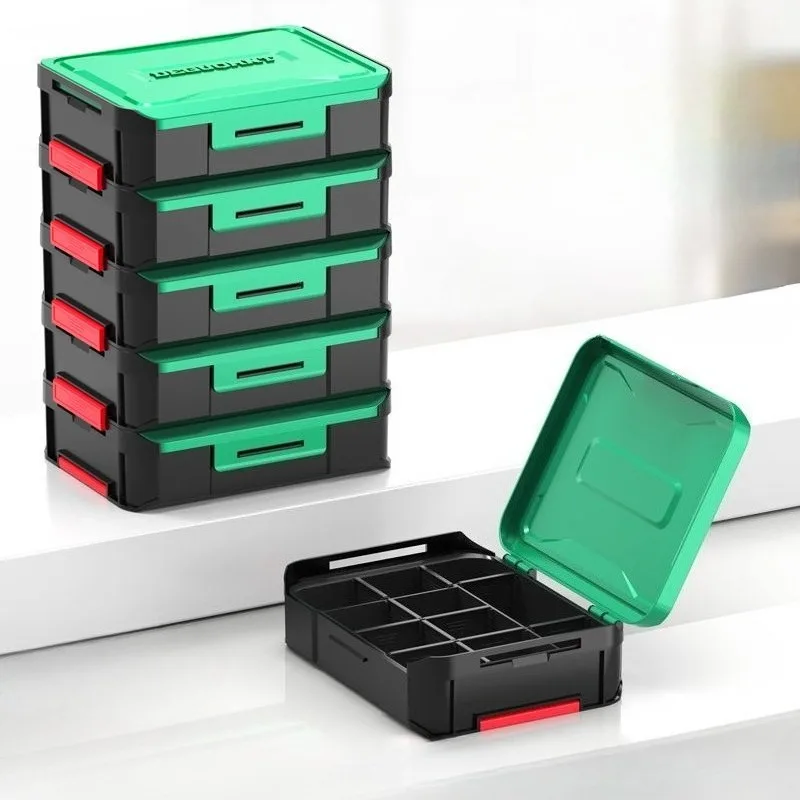 scatola-porta-punte-da-trapano-multifunzionale-contenitore-per-accessori-e-utensili-combinabile-e-impilabile-cassetta-degli-attrezzi-portatile