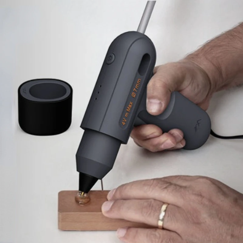 Imagem -03 - Xiaomi-jimihome Pistola de Cola sem Fio Lítio-ion Quente Derreter Recarregável sem Fio Industrial Ferramenta Faça Você Mesmo Thermo Elétrico Reparação