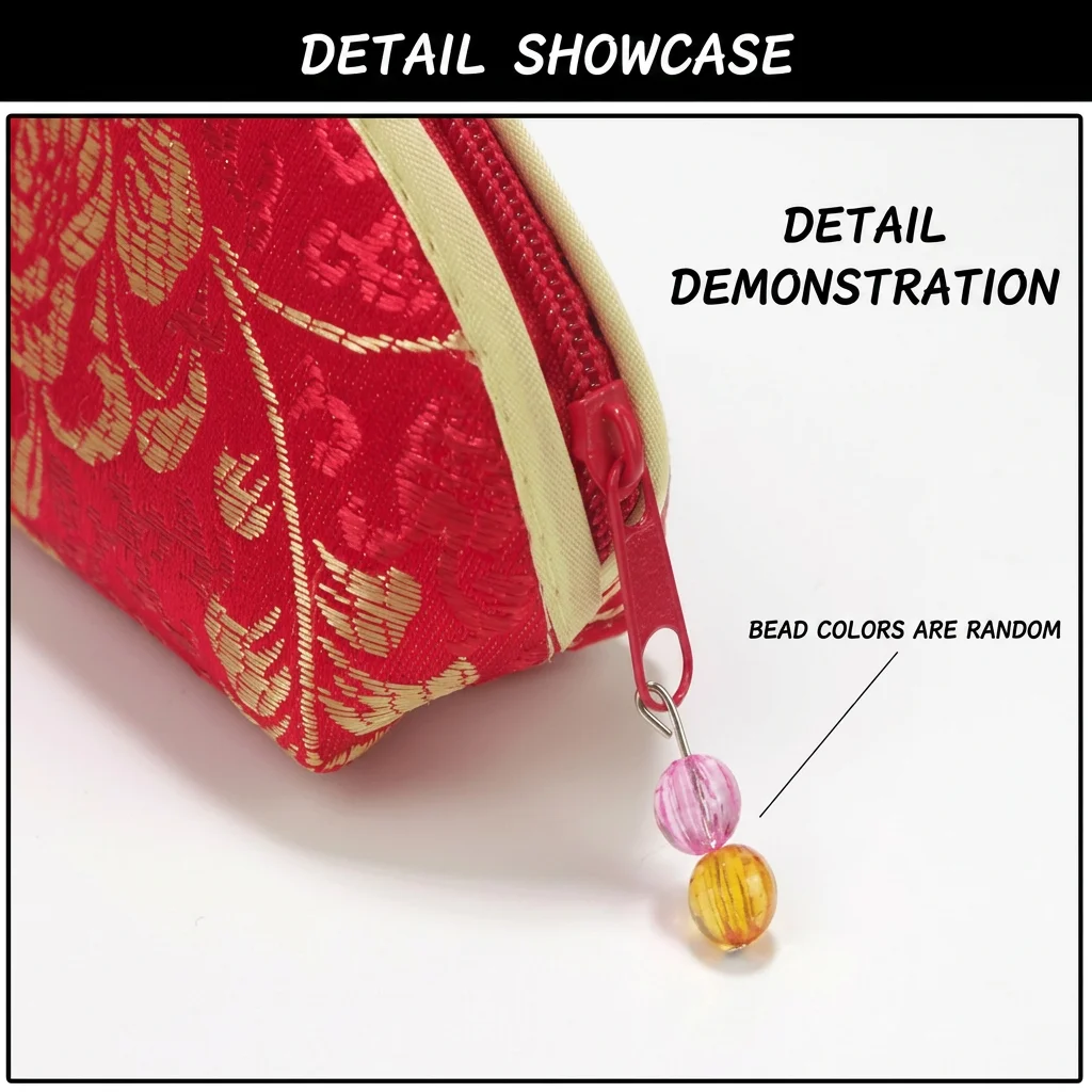 

Fabric Coin Purse Quality Fabric Small Coin Purse Ingot Shape Pouch Ingot-Shaped Zipper Pouch For Daily Handbag Small Change