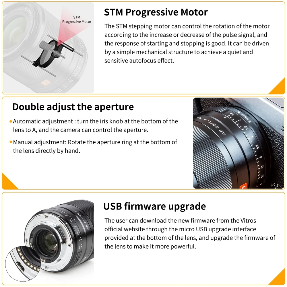 Viltrox 23 مللي متر F1.4 عدسة التركيز التلقائي لسوني E ZV-E10 FX3 A6700 FX30 Fujifilm X Canon EOS M جبل الكاميرا