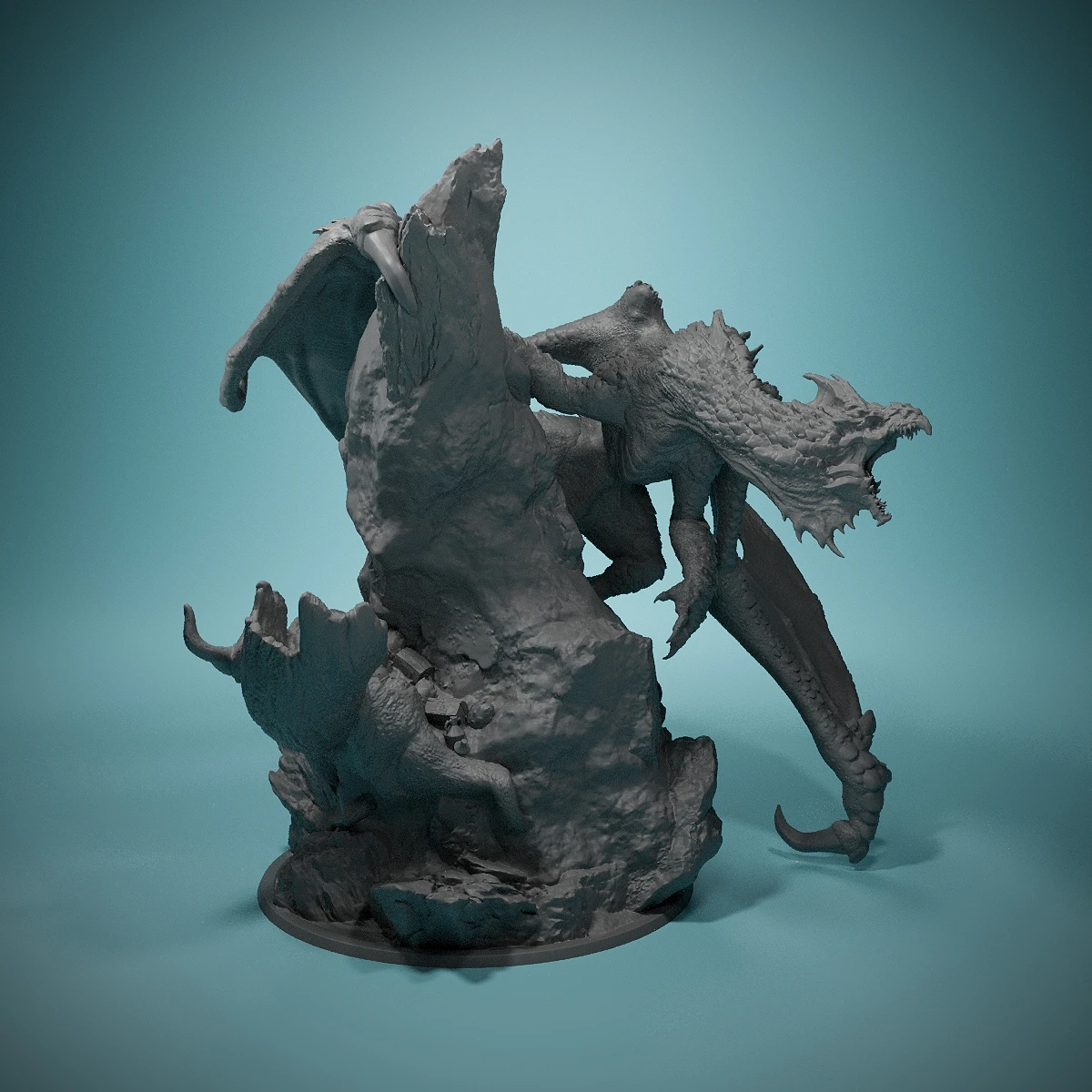 

Легендарный хроматический белый дракон-резиновый 3D миниатюрный-для настольных тактических игр для ролевых игр-платье для игровой комнаты-праздничные подарки