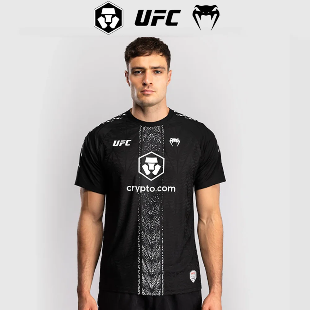 Kaos UFC terlaris musim panas 2025 untuk penggemar pertarungan, kaos olahraga ekstrem tinju ukuran besar untuk pria, atasan cepat kering