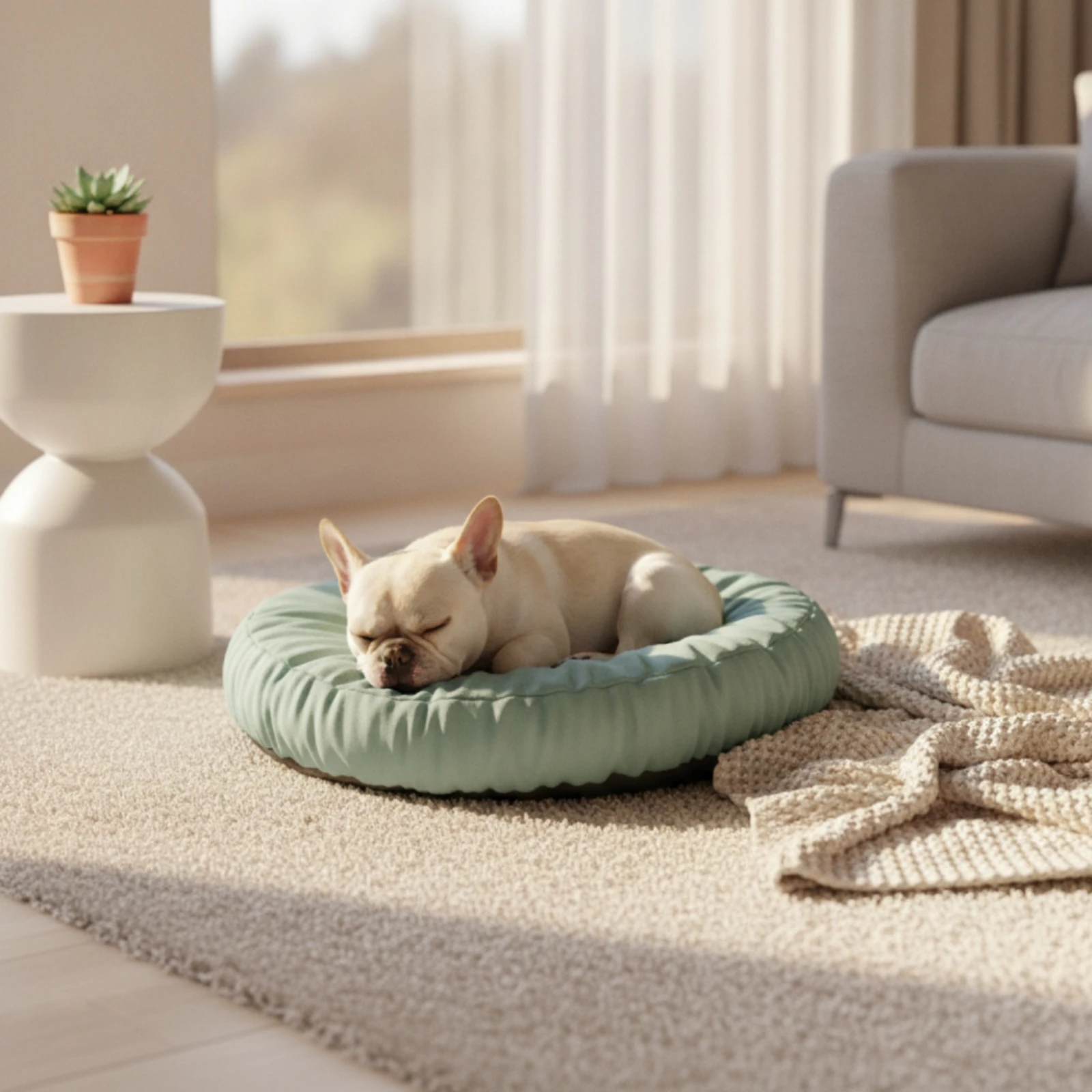 Dog Bed Cover Easy-Clean Replacement Dog Bed Cover Bedding Lightweight Long-Lasting for Living Rooms