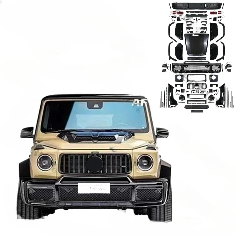 Car Body Kits W463 Upgrade Car body To W464 Ba BS Kits Wide Body Surround Bumper Grille For Benz 2012 2018
