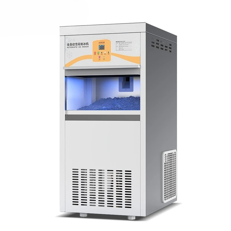 Snowflake Ice Machine Commercial Automatic Seafood Hot Pot Ice Plate Ice Crusher